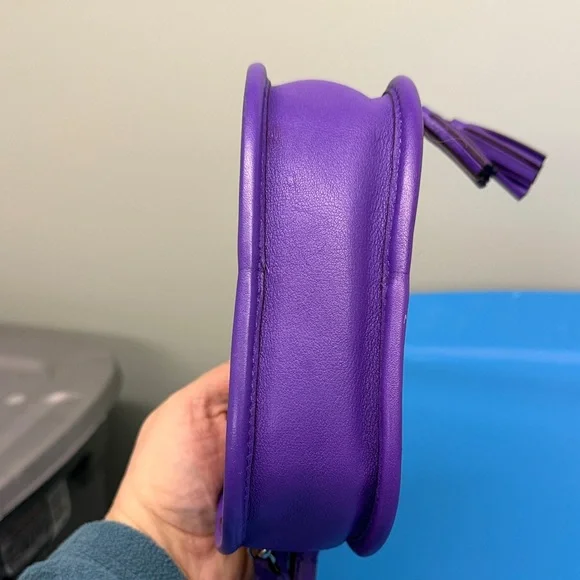 Coach Legacy Leather CanteenCrossbody Bag in Purple
